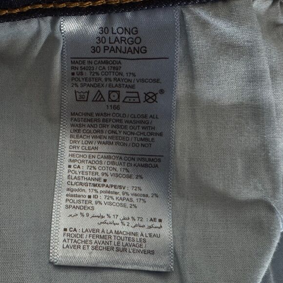 Old Navy Mid-Rise Rockstar Super-Skinny Jeans Women's Plus Size 30 Long Tall - Picture 6 of 8